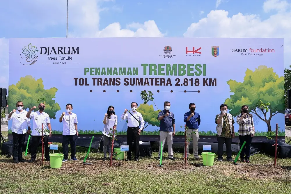 Djarum Trees for Life Green Trans Sumatra Toll Road