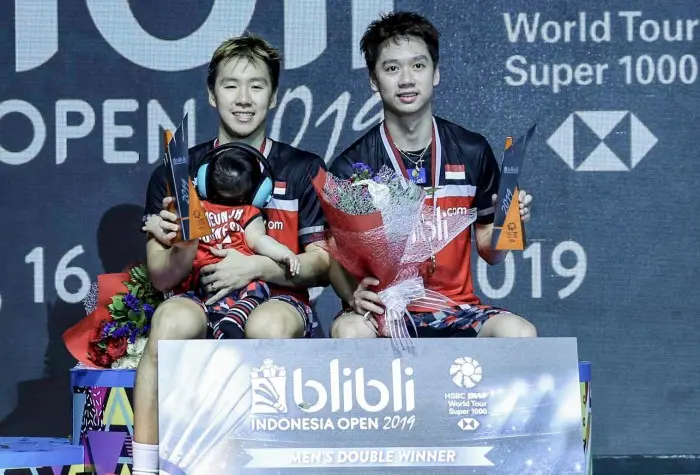 Kevin Sanjaya Sukamuljo / Marcus Fernaldi Gideon Champion Blibli Indonesia Open 2019